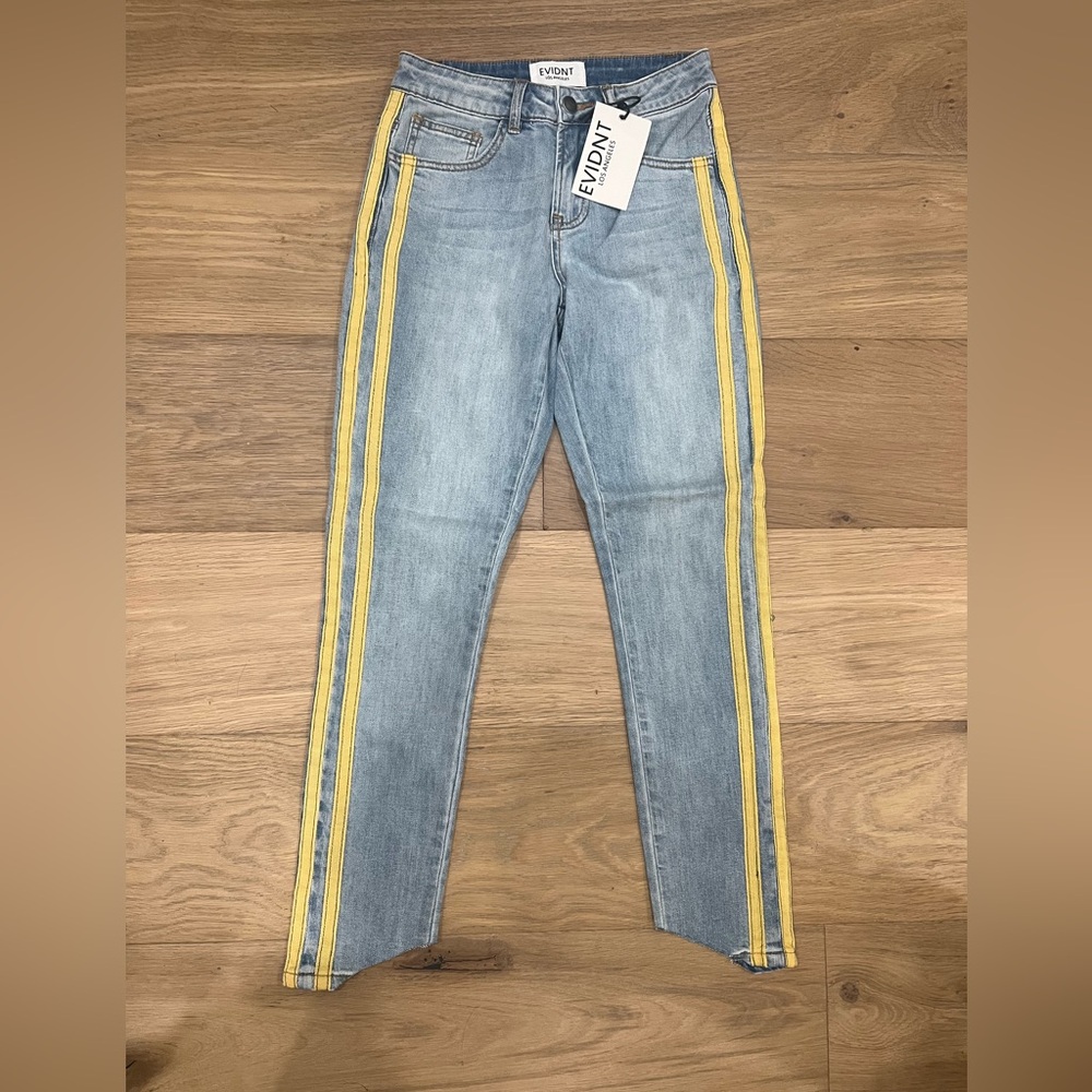 NWT EVIDNT Slim Track Jeans Size 24
